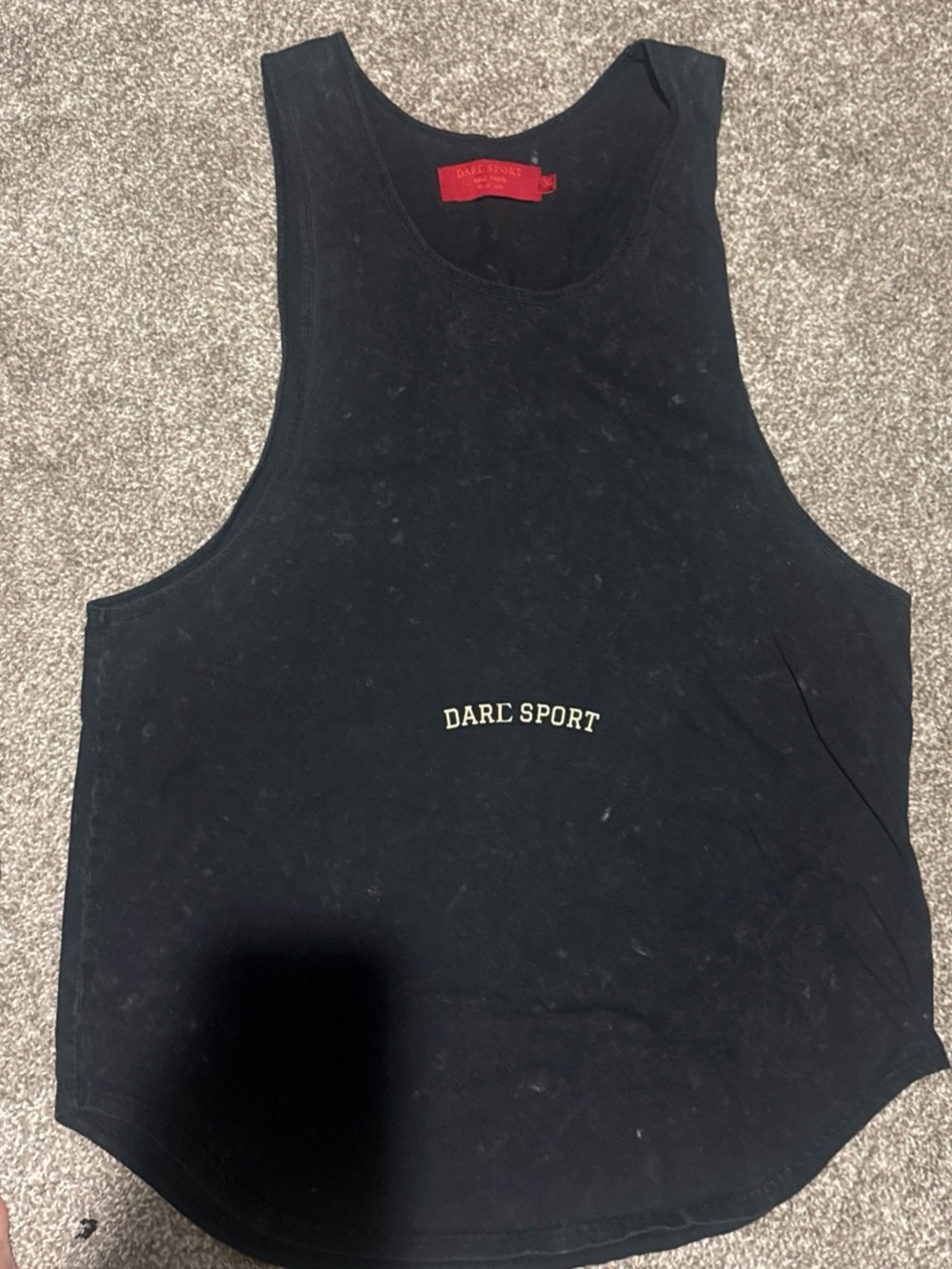 Darc Sport Black Youth Sleeveless Tank with Logo